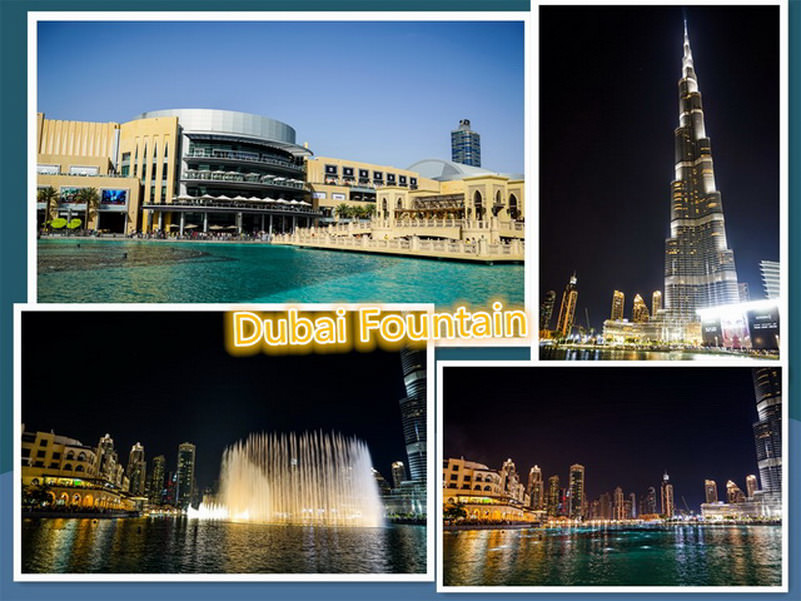 【環遊歐洲68天】Day2-2 杜拜Dubai世界之最。杜拜購物中心(Dubai Mall)、哈里發塔(Khalīfa tower)、杜拜音樂噴泉(Dubai Fountain)
