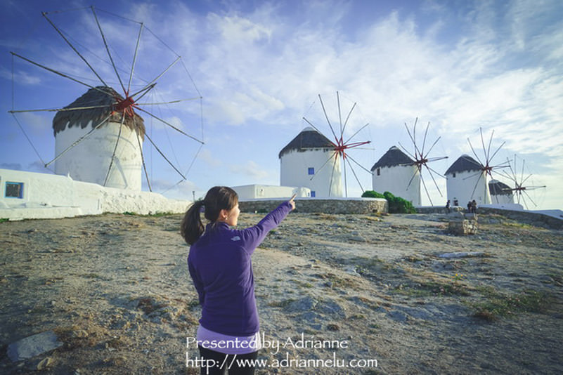 【環遊歐洲68天】Day10-3 米克諾斯 Mykonos。漫步在浪漫的白色小徑（五座風車、小威尼斯、日落、復活節慶典）
