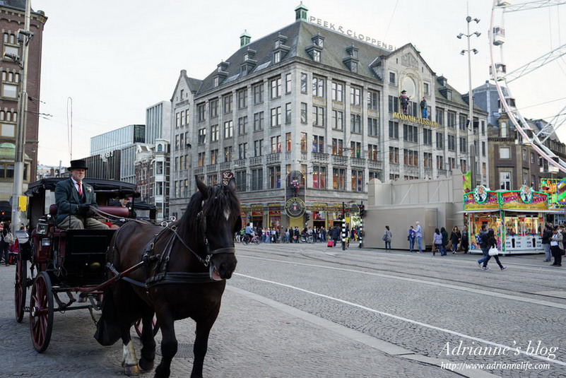 【環遊歐洲68天】Day14-2 阿姆斯特丹Amsterdam。水壩廣場、皇宮、陣亡者紀念塔