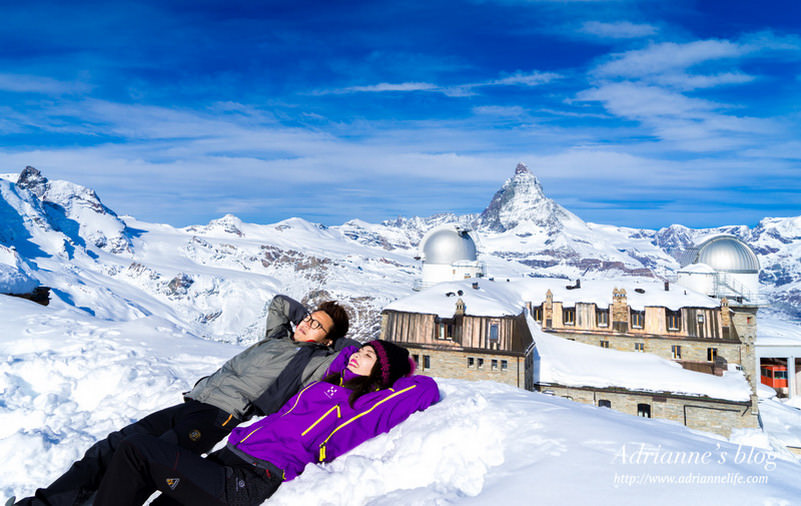 【環遊歐洲68天】Day27 瑞士策馬特。一生必來一次的康納葛德Gornergrat天文觀景台，欣賞馬特洪峰和超壯觀冰河全景的最佳位置！