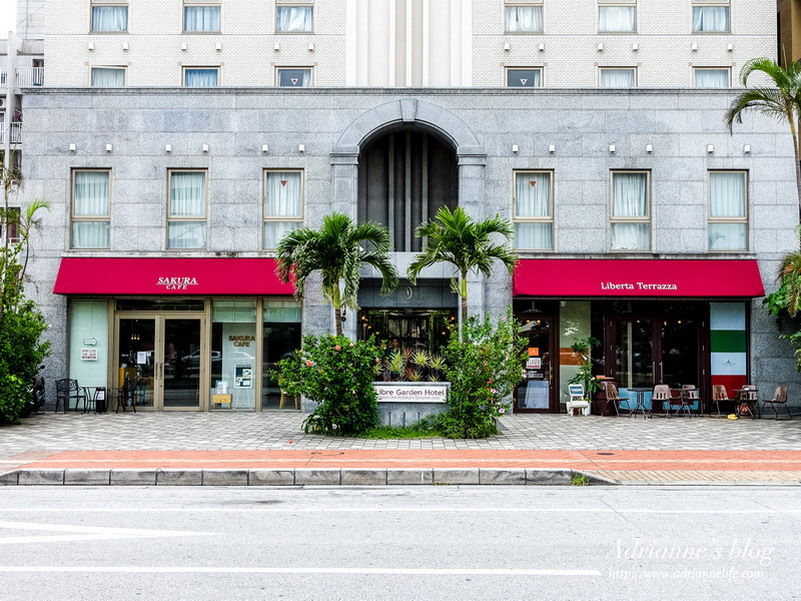 【沖繩住宿推薦】自由花園酒店 (Libre Garden Hotel)，近DFS免稅商場/離歌町站步行3分鐘/地理位置方便/附近有大型商場/CP值高
