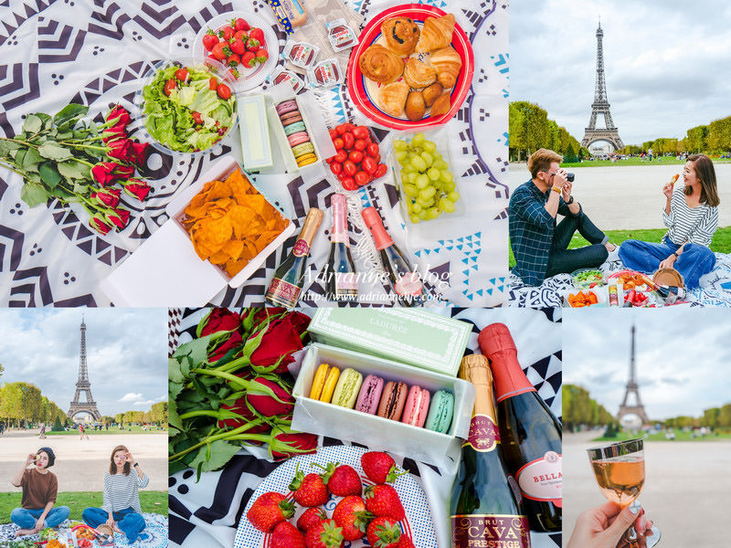 【法國自由行】Day6 當網美來巴黎必做的事！在巴黎鐵塔下來個浮誇的野餐(戰神廣場) → 晚餐：泰越料理Les Saveurs du Mékong