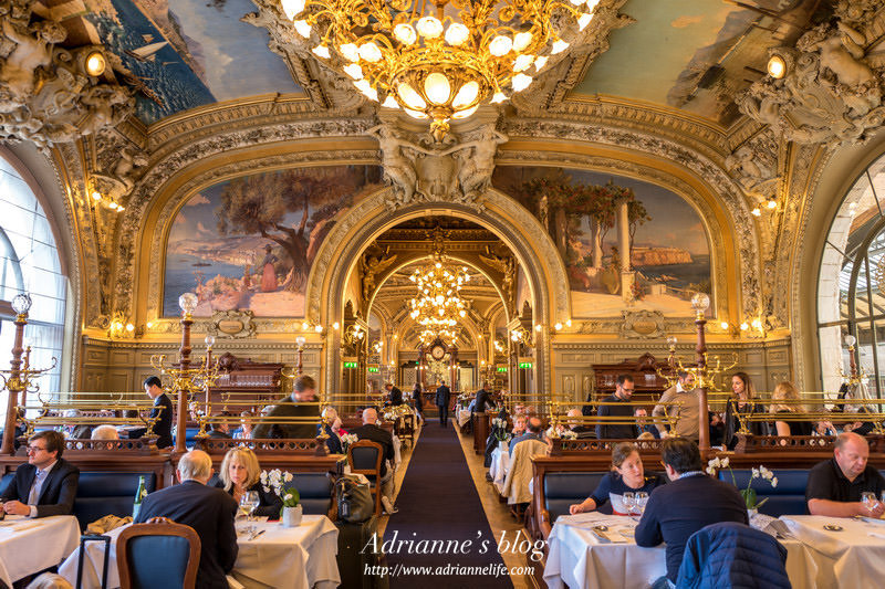 【法國自由行】Day7-2 來一場置身皇宮的饗宴！法國百年皇宮餐廳 藍色列車 Le Train Bleu (內有八折優惠券)