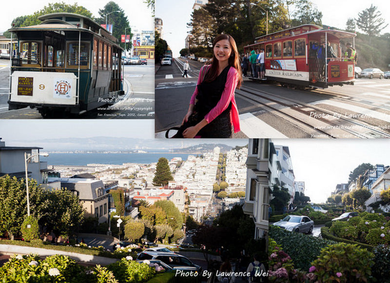 【舊金山】Day14-2 世界上最彎曲的街道九曲花街 → 最有名的交通工具叮噹車 Cable Car